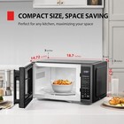 Toshiba Ml4-em09pa bs  Small Countertop Microwave Oven Black Stainless Steel 