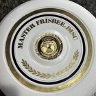 Vintage 1979 Wham-o Black Master Frisbee Flying Disc With Serial Number White