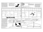 Mongoose 34  Wingspan C l Model Airplane Printed Plans