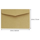 100pcs Vintage Kraft Envelopes Blank Envelopes Mini Note Blank Mini Envelopes