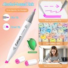 Pastel Markers  61 Colors Dual Tip Art Markers Sketch Pens Permanent Alcohol B  