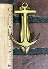 Vintage Brass Nautical Ship Boat Anchor Door Knocker