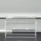Clear Acrylic Raffle Drum Ticket Draw Casino Lottery Bingo 16x12x9 dim 9  Drum