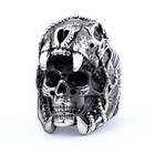 Skull Ring For Men Stainless Steel Engagement Rings Vintage Comfort Fit
