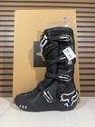Fox Motion Boot Size 13 Black   White Motocross Moto Boot