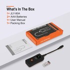 Gas Leak Detector Propane   Natural Gas Detector Visual   Audio Alarm Metal Prob