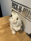 Hansa 13  Rabbit Plush Animal Toy  Off White Soft Realistic