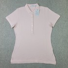 Peter Millar Golf Polo Shirt Womens S Pink Short Sleeve Giza Cotton Preppy New