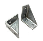 Flexlink Xcfa 44 A Angled Corner Gusset 90-degree  Aluminum Lot Of 2