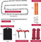 53 Inch Rope Saw  High Reach Tree Limb Hand Rope Chainsaw  68 Sharp Teeth Blades
