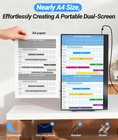 Ingnok Portable Monitor Ultra Slim 15 6   Fhd Ips Laptop Screen Extender W stand