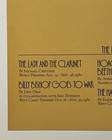 1980 Mark Taper Forum 14th Season Window Card Poster 14x22 Theater La Vintage