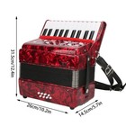 Irin Accordion Piano 8 Bass 22 Key Playing Musical Instruments For Beginner C4h1