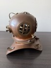 Vintage Brass Copper Divers Helmet Miniature Nautical Maritime Replica Decor