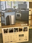 Kohler  Stainless Steel Step Trash Can 13gallon Kitchen Trash Can