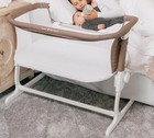 Baby Delight Beside Me Serenity Bassinet   Lightweight Bedside Sleeper Oat New