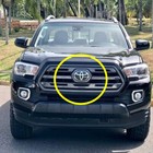 Front Grille Emblem 53141-71010 Bumper Badge Silver Black For 2017 2018 Tundra