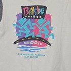 Vintage Cut Out T-shirt Woman 1993 Bayside Bridge Boogie Clearwater Fl 05 22 93
