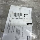 Lot Of 3 Parker R s 301585 Flange Gasket  1 989    Id X 2 0    Od  New