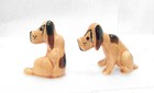 Blood Hound Puppy Dog Ceramic With  Brown Long Ears -vintage 