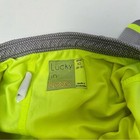 Lucky In Love Tennis Pickleball Skort Skirt Gray Diamond Ombr   Neon Yellow Xs