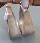 Pair Of Ustrc Cast Aluminum Stirrups- Ingraved Please Read Description