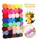 40colors Wool Felting Needle Material Set New