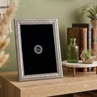 1996 Elias Fine Pewter Picture Frame Ornate Vintage Velvet Back Rectangle  2025