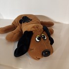 Vtg 1985 Pound Puppies Puppy Tonka Tan Brown 18  Stuffed Plush Lot Of Two