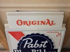 Vintage Pabst Blue Ribbon Beer Lighted Sign Embosograph Co   Chicago Pbr Light