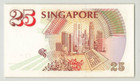 Singapore 25 Dollars 1996  P-33  Monetary Authority Commemorative  Unc W  Folder