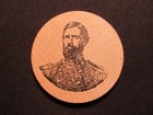 1975 Lancaster  Pennsylvania Wooden Nickel Token -c p n a  Coin Show Wood   Coin