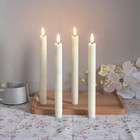 Led Flameless Taper Candle Light Home Battery Long Candlestick Dinner Candles