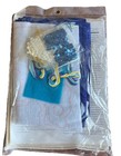 Vintage Nos J   P Coats 18  Felt Applique Christmas Stocking Kit 28051 Santa