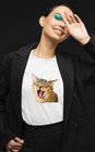 Cat Juputer s Yawn    T Shirt For Men And Women  My Original Photoraphy 