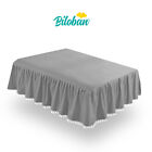 Girl Crib Skirt Baby Bedding Skirt Pleated Dust Ruffle Cribskirt Grey 52 x28 