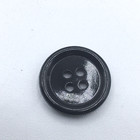 Lot Of 320 Emsig Black 4 Hole 3 4  Buttons Bulk Sewing Crafts Tailoring Nos