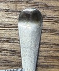 American Coin Silver Coffee Spoon Ab Initials Lion Passant Untraced Shell Back 