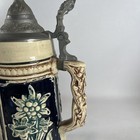 Vintage German Beer Stein With Lid Made In Western Germany