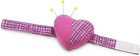 Dritz Quilting Heart Wrist Pin Cushion With Adjustable Strap  1 Count     