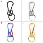 Outdoor Tool Camping Clip Climbing Carabiner Key Ring Hook Keychain Holder