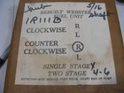 Sundstrand Webster 1r111d Fuel Pump Model J-single Stage Counter Clock R