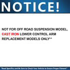 Front Upper Lower Control Arm Suspension Kit For Chevy Silverado Gmc Sierra 1500