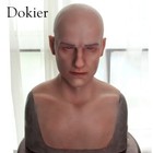 Young Man Realistic Silicone Mask Hand Made Full Headwear Hood Halloween Cosplay