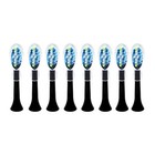 8-pack Philips Diamondclean Adaptiveclean Replacement Black Brush Head   W o Box