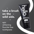 Hello Activated Charcoal Toothpaste  Fluoride Free With 4 Ounce  pack Of 3 
