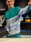 Novak Djokovic Signed 11x14 Photo Auto Tennis Grand Slam Champion Beckett Coa