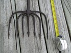 Vintage Antique 7 Tine Ice Fishing Spear 57 In  Long Tine Heavy Duty 