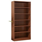 6 Shelf Wood Bookcase Bookshelf Storage Display Rack Book Shelving 71  Tall
