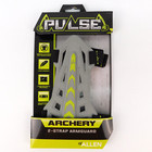 X3 Archery 2-strap Bow Armguard Pulse By Allen Adjustable Gray Lightweight Bow